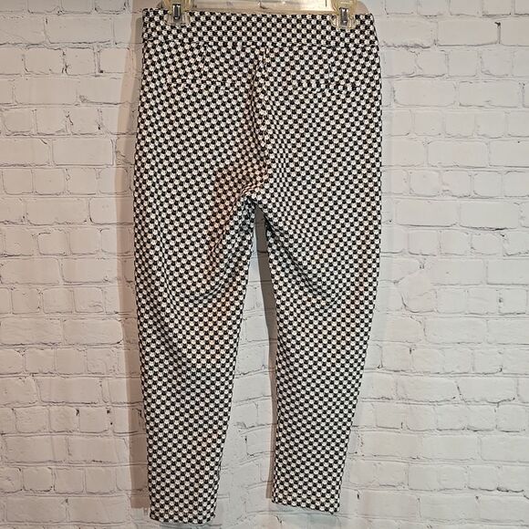Betabrand Cat Print Ankle Zip Pants Size SP - Picture 6 of 9